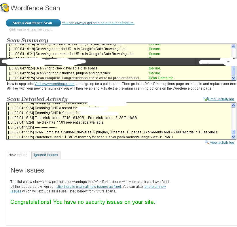 wordfence scan » Wordfence: Free WordPress Anti-virus dan Firewall Security Plugin Review